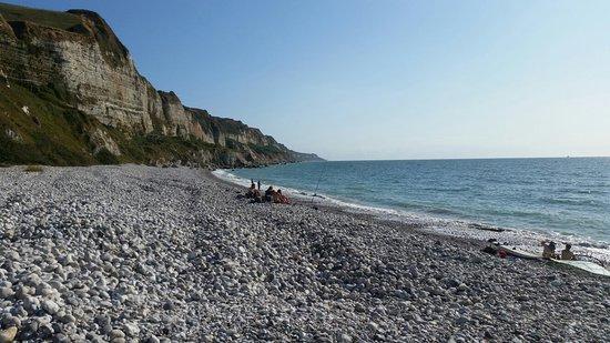 la plage de Saint-Jouin-Bruneval