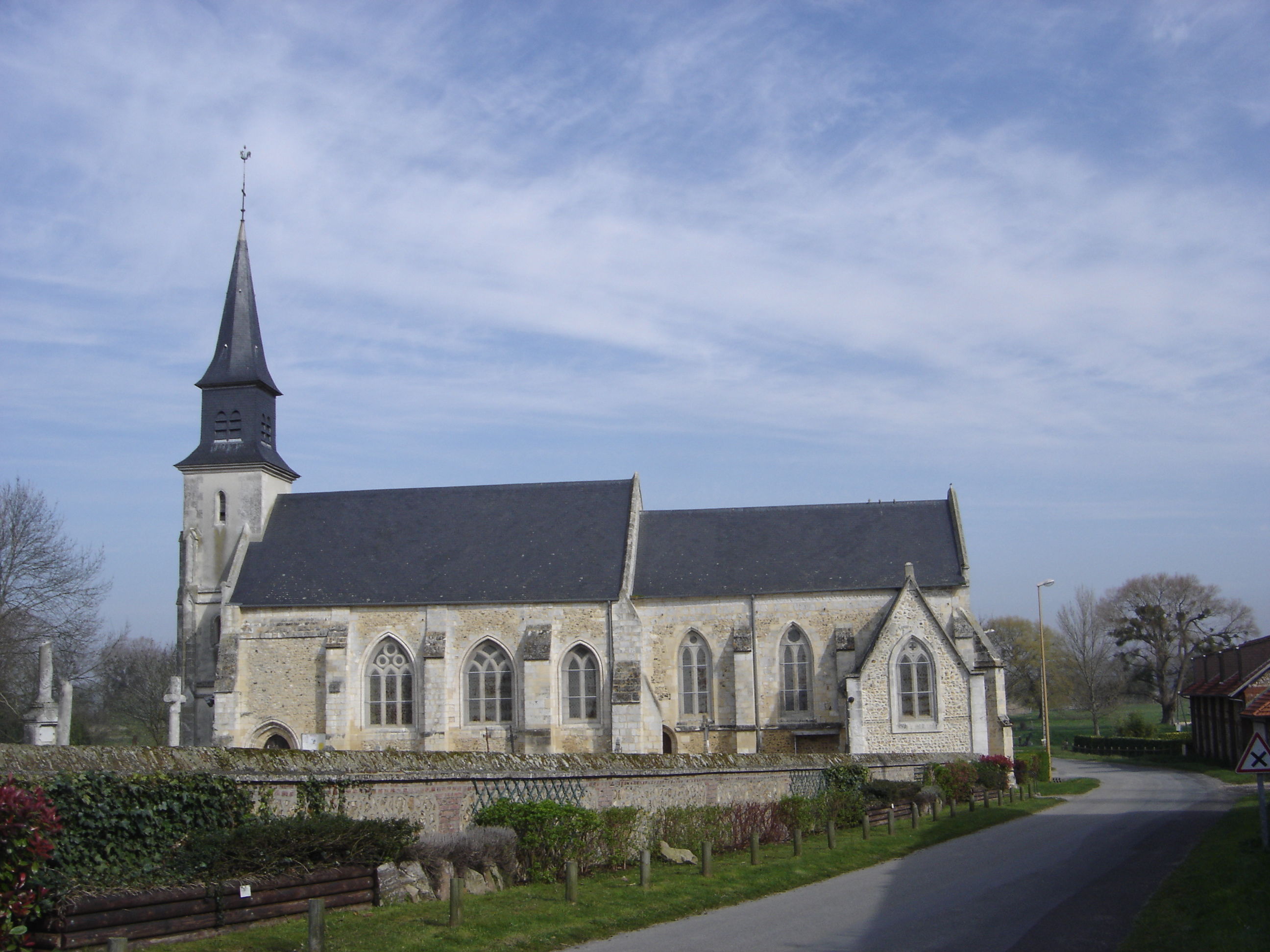 Eglise Saint-Melain de Berville-sur-Mer
